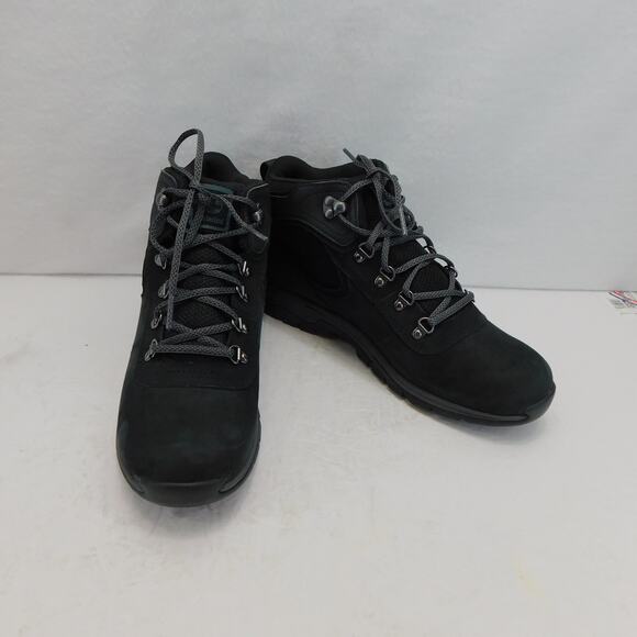 Timberland Women's Black Mt. Maddsen Mid Waterproof Hiking Boots Size 9 - New - Picture 10 of 14